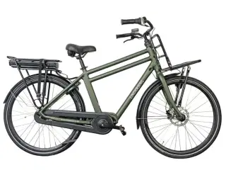 Lindebjerg 28'' Elcykel Cargo Long Range H - Mat Grøn
