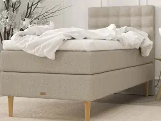 Kontinentalseng u. gavl | 90x200 cm | Sand (ubrugt)