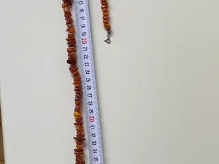 Halskæde og armbånd i rav