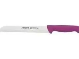 2 stk. Brødkniv m/lilla skaft L200 mm Alergener
