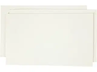 Papirpulp, ark 20x12 cm, råhvid, 100g/ 1 pk.