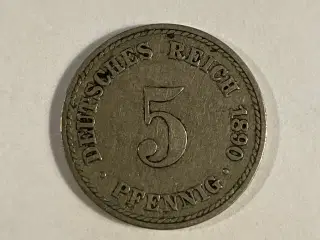 5 Pfennig Germany 1890