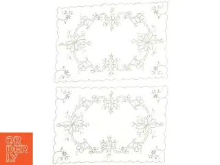Broderede duge (str. 47 x 31 cm)