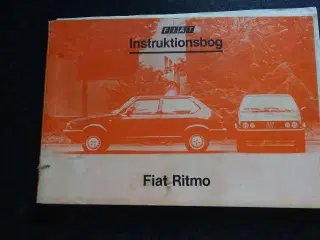 Fiat Ritmo instruktionsbog