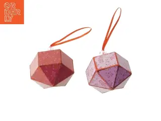 Dekorative juleornamenter (str. 9x7,5 cm)