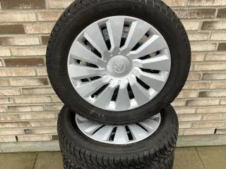 Stålfælge 5 x 100 med Sava vinterdæk 205/55R16