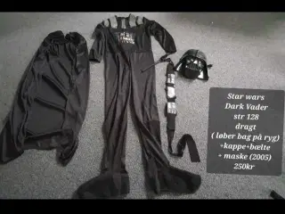 Starwars,  DARK VADER kostume str 128