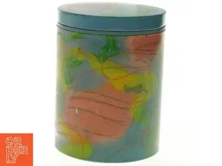 Irma Dekorativ Kunst dåse med låg (str. H. 15 cm. ø. 11 cm)