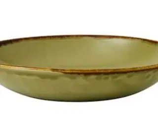 7 stk. Tallerken dyb green 182 mm Harvest Dudson (Brugt)