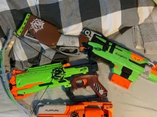Nerf guns fra zombie strike serien