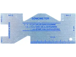 Præcist Sømometer i Holdbart Metal - 1 stk.