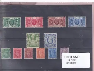 England - 12 Stk. -  Ubrugt