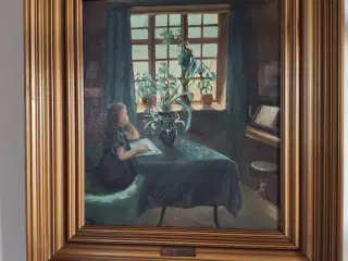 smukt  lille maleri af C. H.Larsen