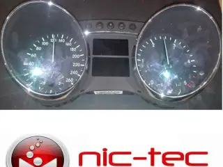 Reparation af speedometer og kombiinstrument til Mercedes ML