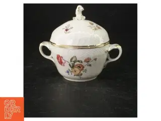 1865-910 Sukkerskål 13 x 11 cm Kongelig Dansk Porcelæn Frisenborg fra Royal Copenhagen