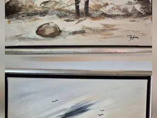 Oliemalerier- kysrmotiver 