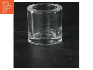 Glas fyrfadsstage (str. 6x6 cm)