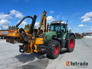 Fendt 718 Vario med FM front og sideklipper