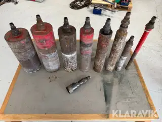 Parti Diamantbor til kerneboring + adapter
