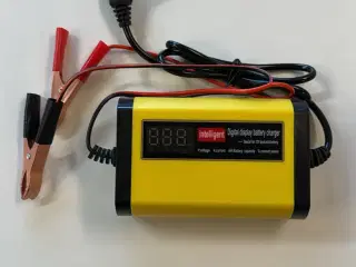 Intelligent lader 2 amp til bil og mc