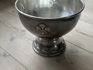 Retro antik 2 tårnet ATLA sølvpokal 