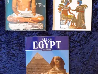 3 Ægypten Bøger