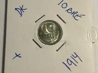 10 øre 1914 Danmark