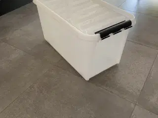 70 liter plastbox på hjul
