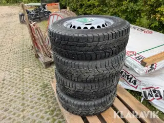 Dæk på fælge Nokian WRC3 studless
