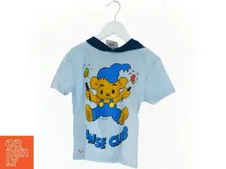 T-Shirt med bamse verdens stærkeste bjørn (str. 104 cm)