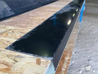 Sålbænk - sort alu