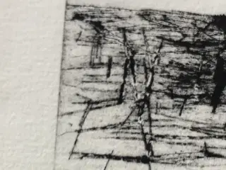 Koldnålsradering - Hans Ditlev Jensen