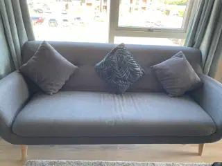 Sofa grå 2 stk 2x3 personer sofa