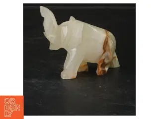 Onyks elefant figur (str. 12x9 cm)