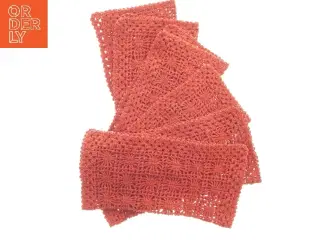 Hæklet dækkeservietter (str. 29x29 cm)