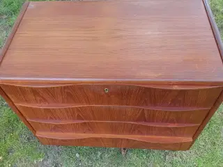 Teak kommode retro - b: 80 cm, d: 45 cm, h: 76 cm