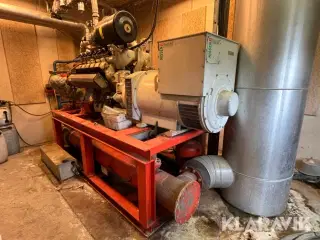 Generator Nissen/MAN E2842LE312 Biogas/diesel