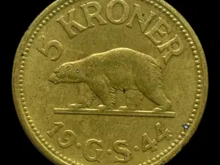 5 kr 1944 Grønland