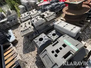 Stort lot af byggehegns fødder