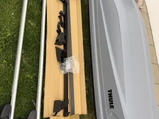 Thule Touring 600 tagboks + Thule Wingbar tagbøjle