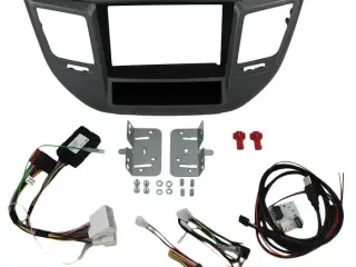 2-DIN kit Hyundai Tucson 2015->sort sølv