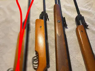 Luftgevær, Diana 35, Haenel 300, SAG ar3000