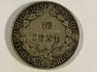 10 Cents French Indo-Chine 1922