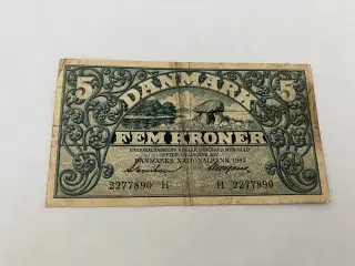 5 Kroner 1942 H - Slidt