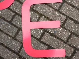 Metal bogstaver 