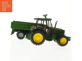 Buder traktor med vogn - John Deere (str. 25x15 cm)