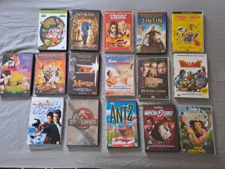 15 forskellige DVD'er