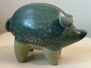 Kähler, grågrøn sparegris