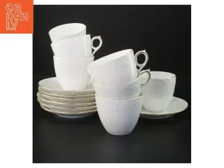 Royal Copenhagen kaffekopper og underkopper fra Royal Copenhagen (str. 7 stk Ø 8&13,5 cm)