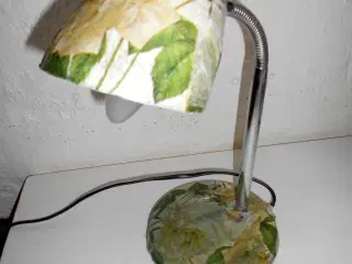 Bordlampe m. decupage 34x16
